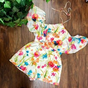 Amanda Uprichard Baja Floral Romper Size S